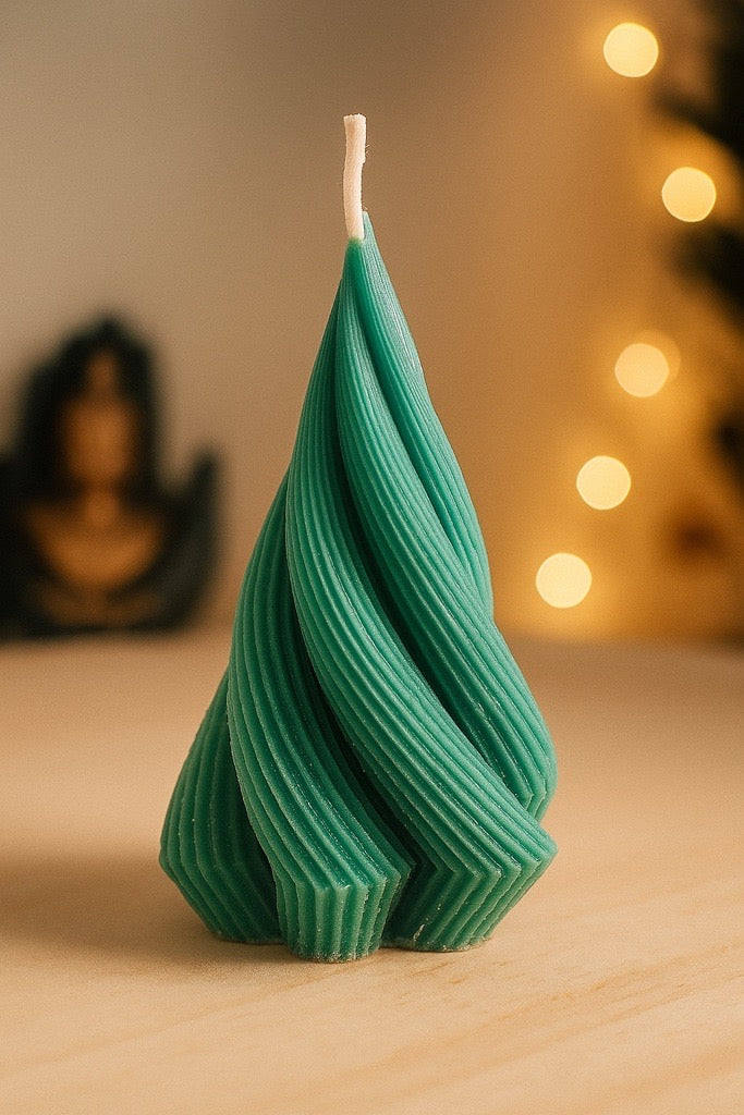 Spiral Cone decorative candle, ideal for home decor, events and festive gifting