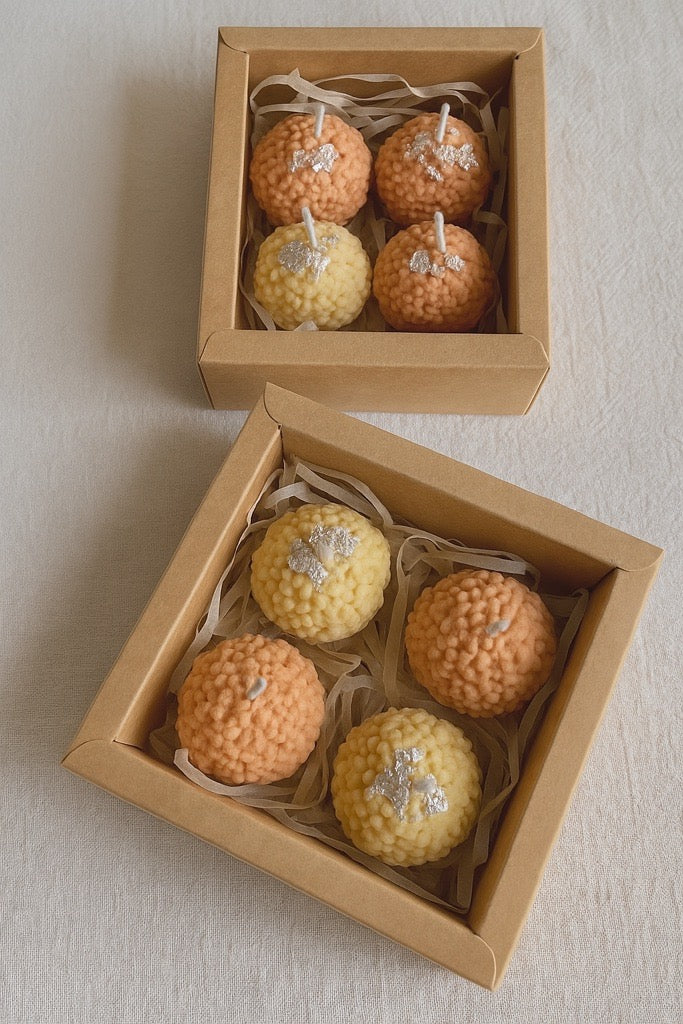 Diwali/Corporate Gifting Laddoo Candles Set of 4