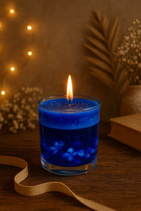BougieBliss Blueberry soy wax candle with long-lasted fragrance for aromatherapy 