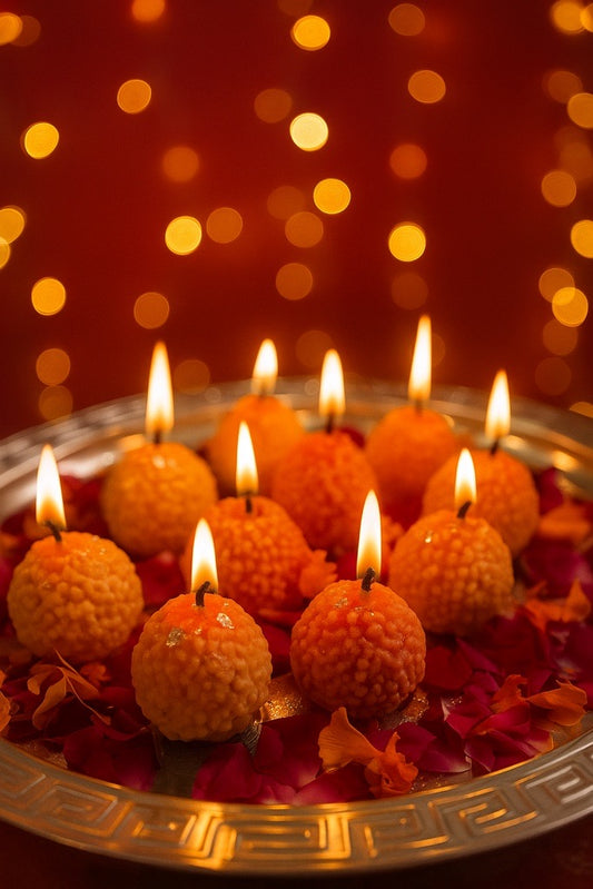 Diwali/Corporate Gifting Laddoo Candles