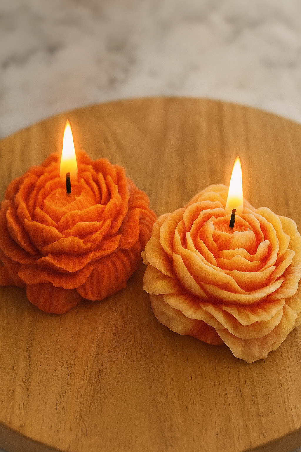 Peony Candle – Elegance in Bloom